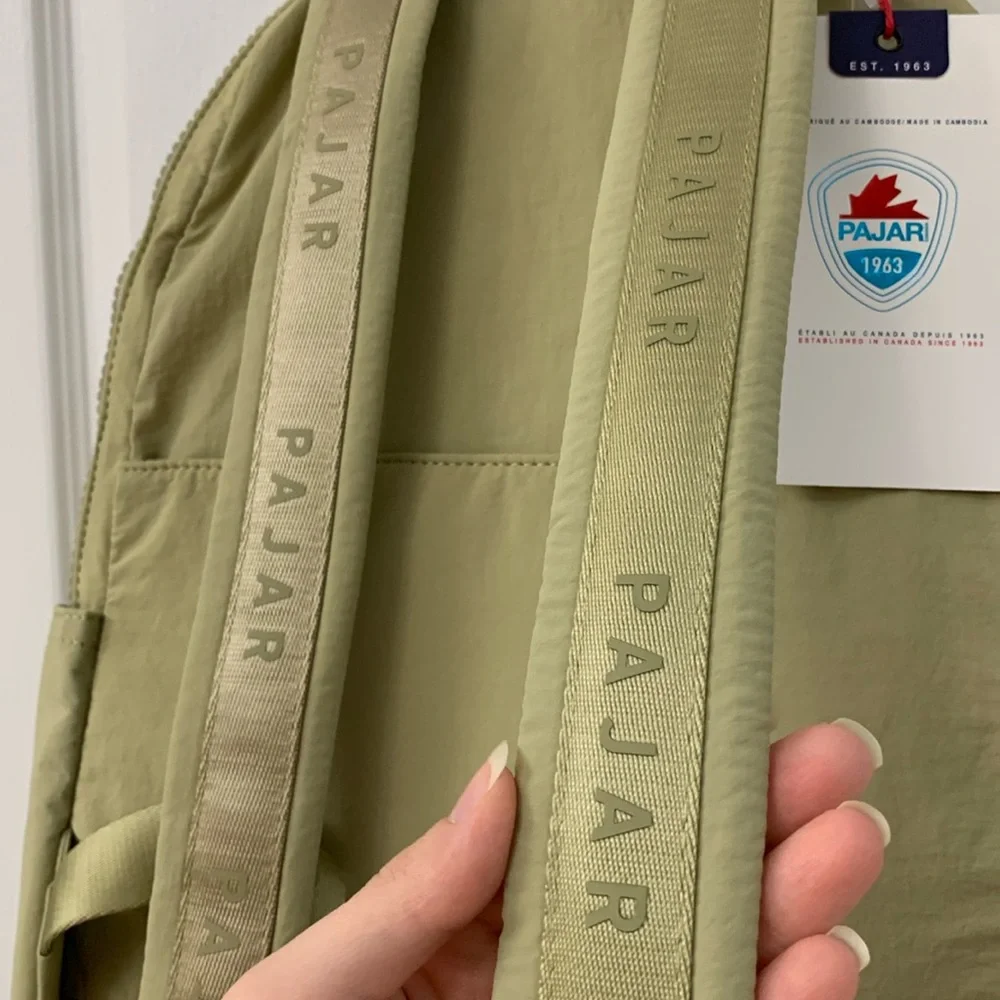 Pajar Khaki / Tan / Green Nylon Backpack